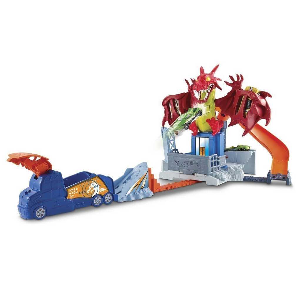 Hot Wheels Игровой набор "Атака дракона" — 6