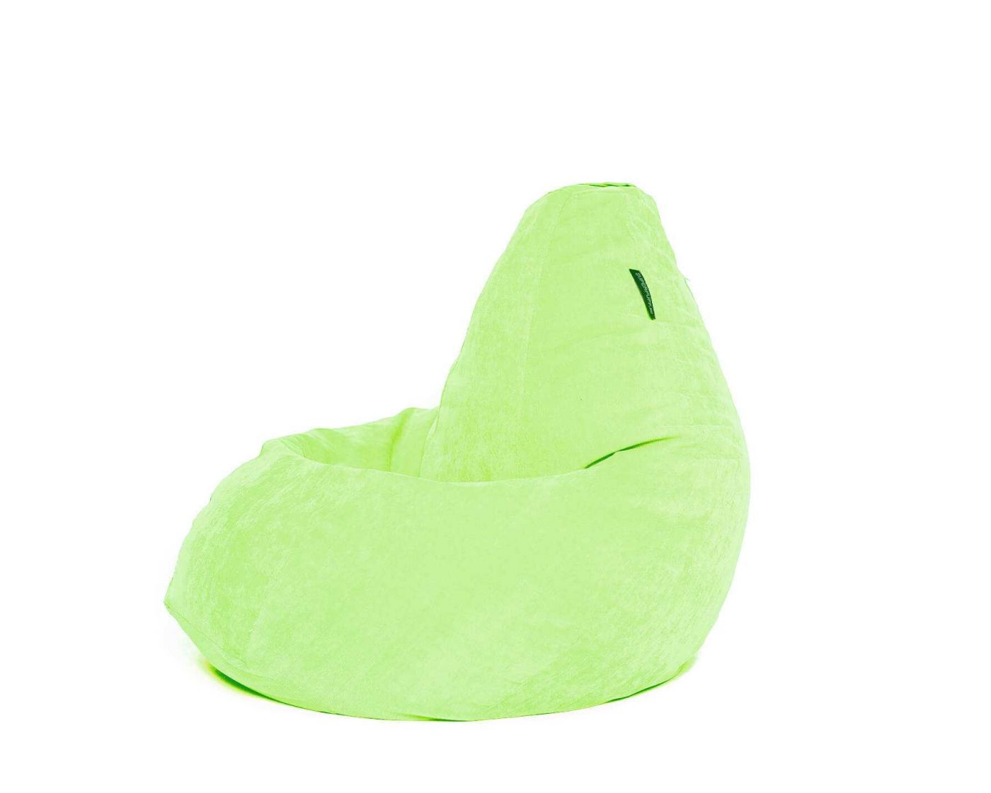 Кресло мешок груша L Lime Velvet — 1
