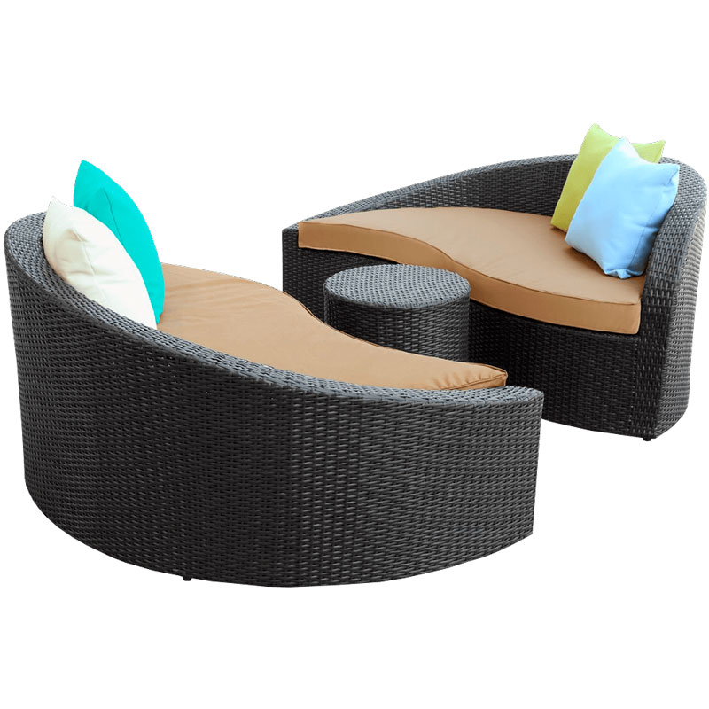 LexMod Twirl Medium Outdoor Wicker — 3